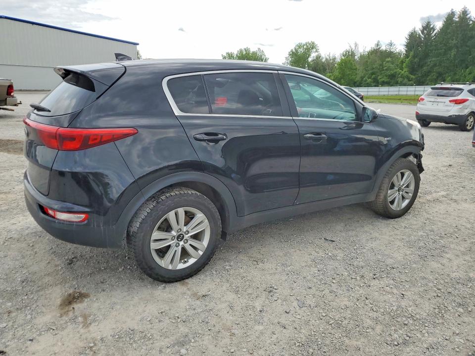 2018 Kia Sportage VIN KNDPMCAC3J7487071 COPART salvage auction — VANDALISM, Ny - Mv-907A Salvage Certificate, sold $2,100 on 2026-07-27 (photo 3)
