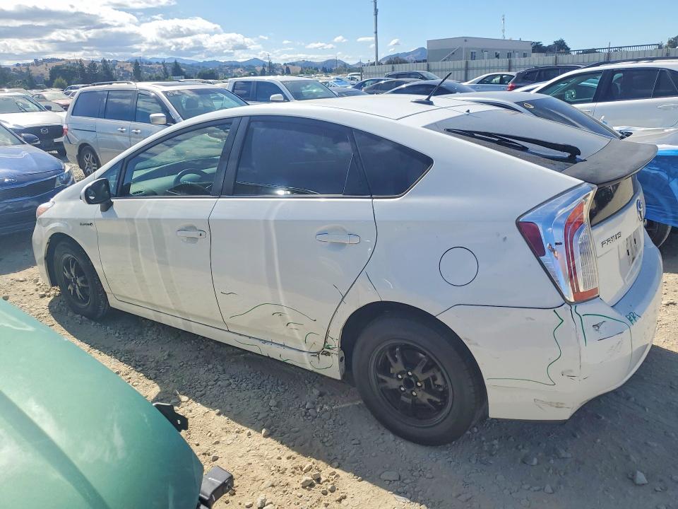 2012 Toyota Prius VIN JTDKN3DU3C5527238 COPART salvage auction — VANDALISM, CA - SALVAGE CERTIFICATE, sold $1,350 on 2026-07-28 (photo 2)