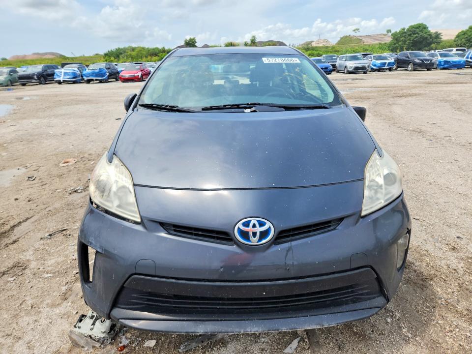 2012 Toyota Prius VIN JTDKN3DU1C1554901 COPART salvage auction — REAR END, Fl - Cert Of Title Slvg Rebuildable, sold $15 on 2026-07-30 (photo 5)