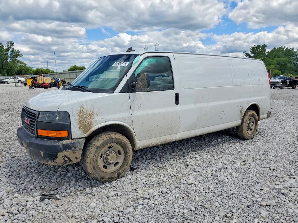 2023 Gmc Savana VIN 1GTW7BFPXP1162454 COPART salvage auction — ROLLOVER, OH - CERT OF TITLE-SALVAGE, sold $8,700 on 2026-07-31 (photo 1)