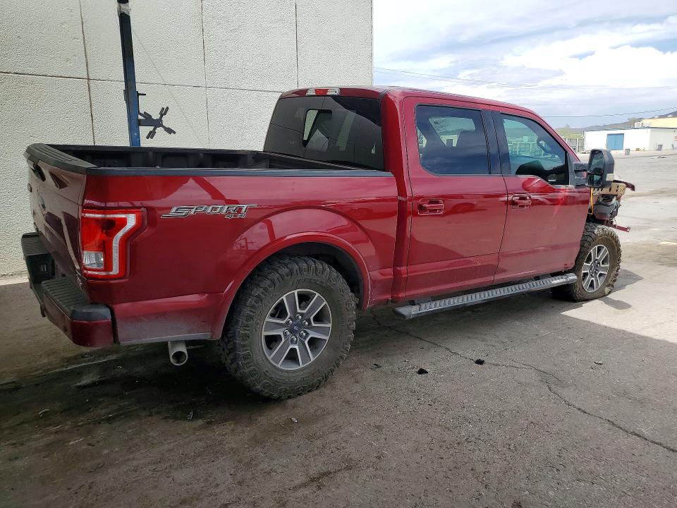 2017 Ford VIN 1FTEW1EF4HKC03531 COPART salvage auction — FRONT END, TX - SALVAGE VEHICLE TITLE, sold $4,650 on 2026-07-31 (photo 3)