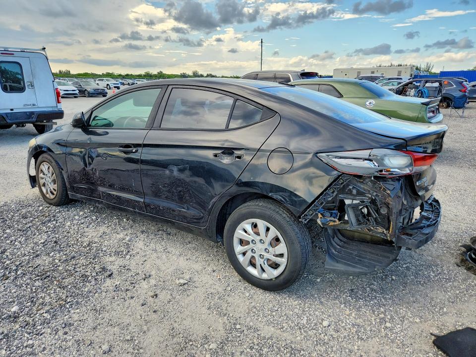 2017 Hyundai Elantra VIN KMHD74LF7HU185992 COPART salvage auction — REAR END, FL - CERTIFICATE OF TITLE, sold $1,350 on 2026-07-09 (photo 2)