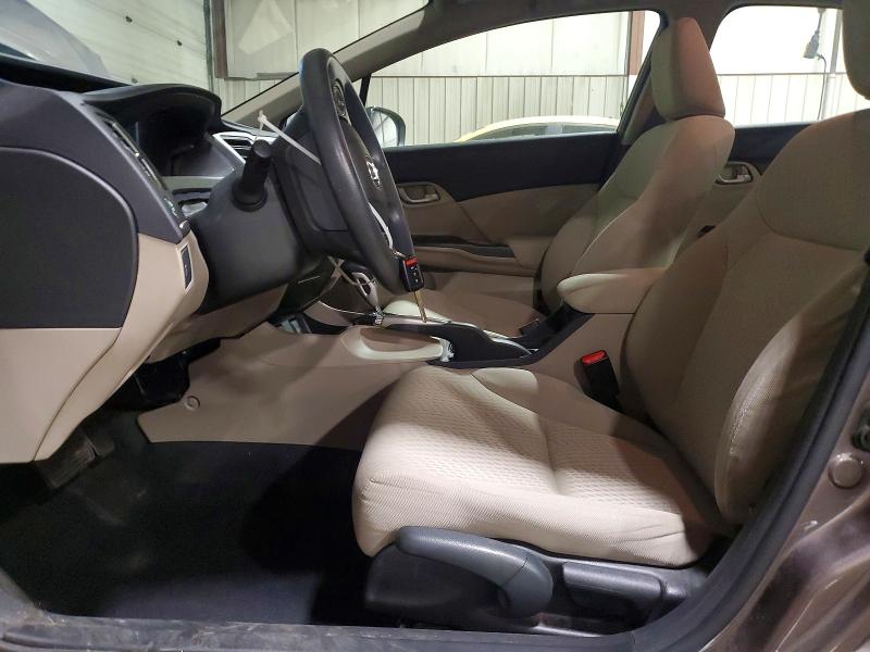 2015 Honda Civic VIN 19XFB2F57FE284746 COPART salvage auction — FRONT END, Pa - Certificate Of Salvage, sold $2,400 on 2026-07-02 (photo 7)