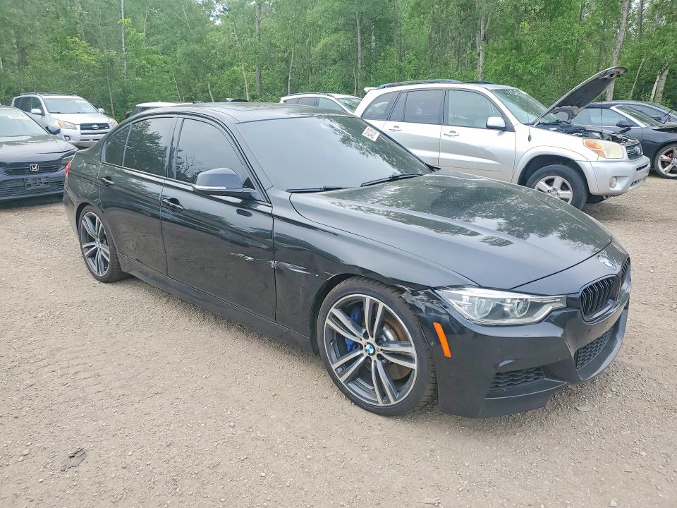 2017 BMW 3er VIN WBA8B7C33HK858507 COPART salvage auction — FRONT END, On - Permit No Brand - Unfit, sold $14,200 on 2026-07-30 (photo 4)