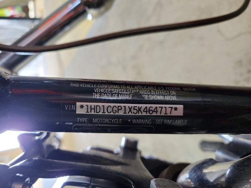 2005 Harley-davidson Xl1200 VIN 1HD1CGP1X5K464717 COPART salvage auction — MECHANICAL, IL - CERTIFICATE OF TITLE, sold $900 on 2026-07-10 (photo 9)