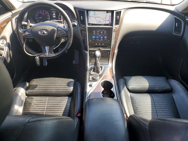 2016 Infiniti Q50 VIN JN1FV7AP8GM420708 COPART salvage auction — FRONT END, Nc - Salvage Certificate Of Title, sold $500 on 2026-07-29 (photo 8)