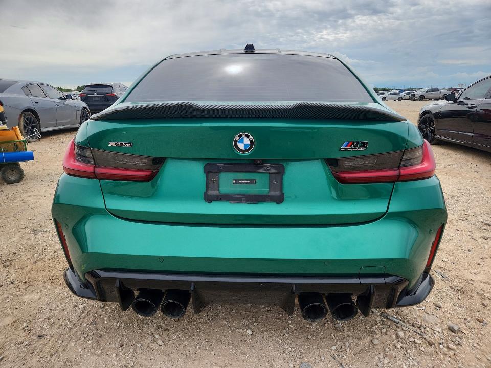 2025 BMW M3 VIN WBS33HJ03SFU42863 COPART salvage auction — WATER/FLOOD, Tx - Salvage Vehicle Title, sold $28,500 on 2026-08-27 (photo 6)