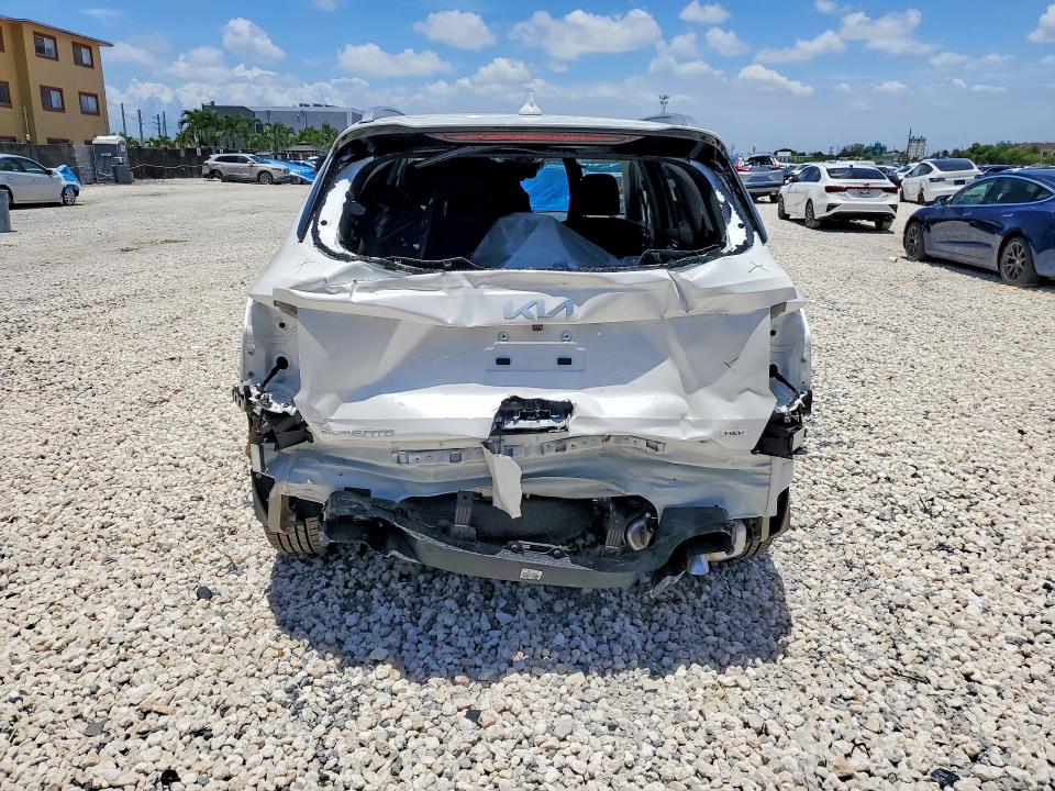 2026 Kia Sorento VIN KNDRH4JG1T5464666 COPART salvage auction — REAR END, Fl - Cert Of Title Slvg Rebuildable, sold $5,500 on 2026-07-21 (photo 6)