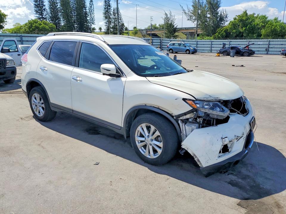 2016 Nissan Rogue VIN JN8AT2MV2GW150748 COPART salvage auction — FRONT END, Fl - Cert Of Ttl-Rebuilt&Slvg Rbld, sold $1,200 on 2026-07-27 (photo 4)