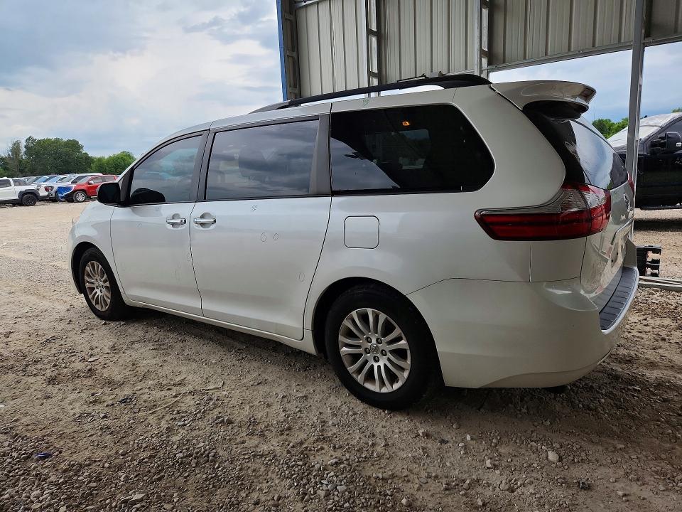 2015 Toyota Sienna VIN 5TDYK3DC2FS536618 COPART salvage auction — HAIL, Mo - Certificate Of Title, sold $5,800 on 2026-07-08 (photo 2)