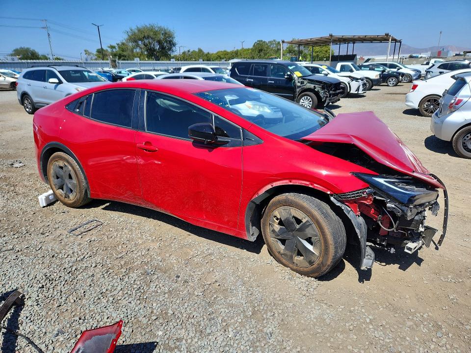 2024 Toyota Prius VIN JTDACAAU6R3043384 COPART salvage auction — FRONT END, CA - SALVAGE CERTIFICATE, sold $5,200 on 2026-07-10 (photo 4)