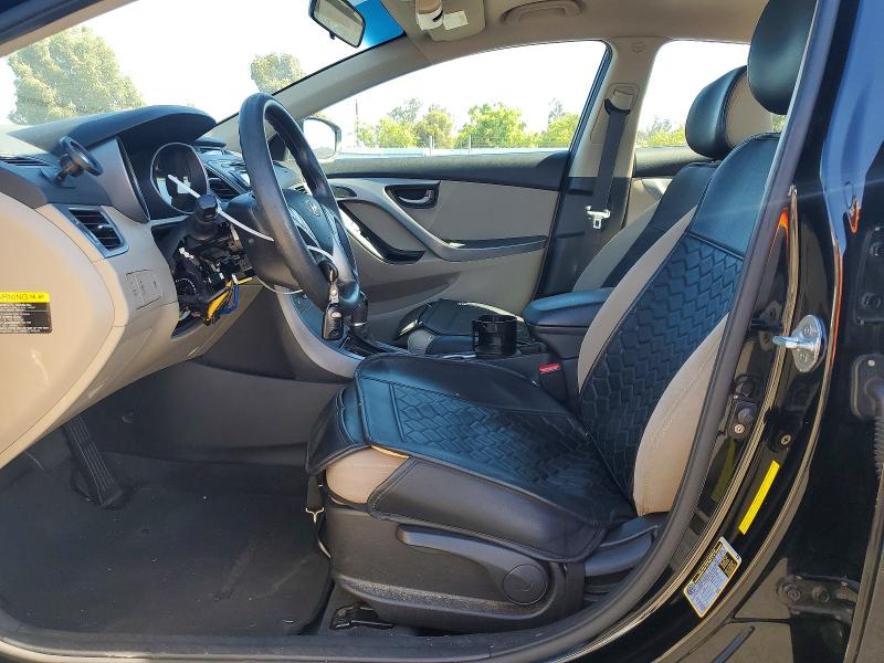 2014 Hyundai Elantra VIN KMHDH4AE7EU174154 COPART salvage auction — REAR END, CA - SALVAGE CERTIFICATE, sold $1,250 on 2026-07-13 (photo 7)