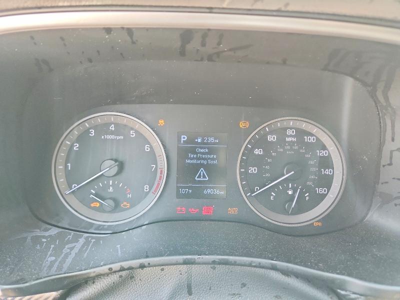 2020 Hyundai Tucson VIN KM8J33AL1LU170186 COPART salvage auction — FRONT END, Tx - Salvage Vehicle Title, sold $2,800 on 2026-07-16 (photo 9)