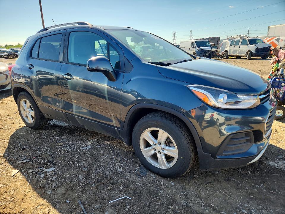 2021 Chevrolet Trax VIN KL7CJLSB5MB323610 COPART salvage auction — REAR END, Mi - Scrap Certificate Of Title, sold $2,300 on 2026-07-10 (photo 4)