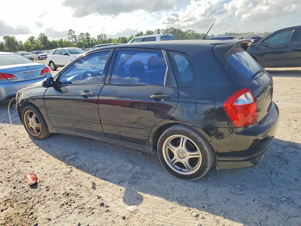 2005 Kia Spectra VIN KNAFE161255071421 COPART salvage auction — FRONT END, TX - NONREPAIRABLE TITLE, sold $250 on 2026-07-06 (photo 2)