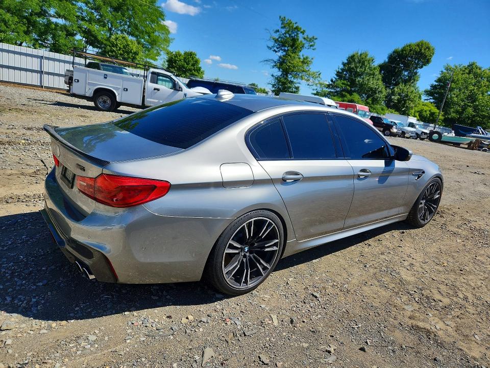 2019 BMW M5 VIN WBSJF0C5XKB446635 COPART salvage auction — WATER/FLOOD, Nj - Cert Of Title-Salvage Flood, sold $425 on 2026-07-29 (photo 3)