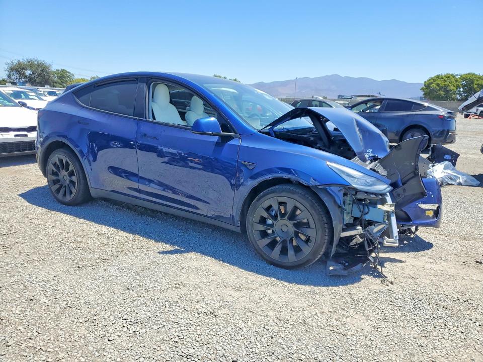 2021 Tesla VIN 5YJYGDEE6MF282825 COPART salvage auction — FRONT END, Ca - Salvage Certificate, sold $5,600 on 2026-07-28 (photo 4)