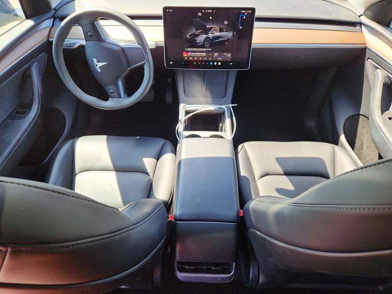 2024 Tesla Model y VIN 7SAYGDED7RF127122 COPART salvage auction — FRONT END, Ca - Salvage Certificate, sold $12,700 on 2026-07-13 (photo 8)