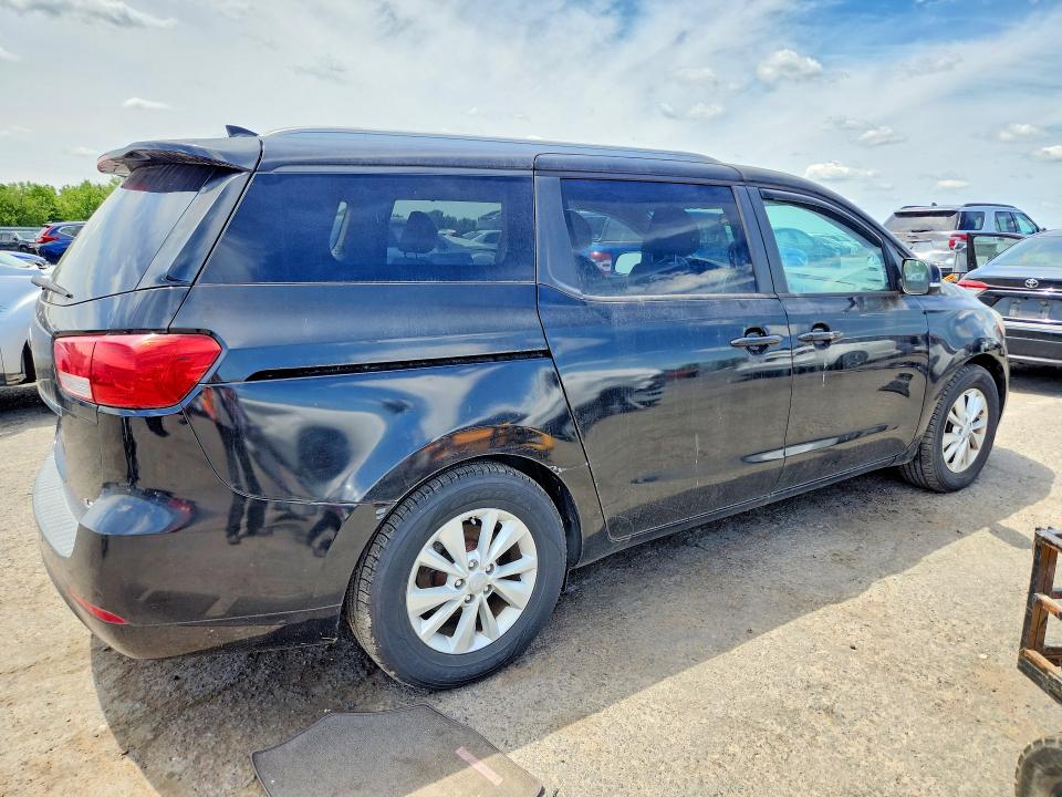 2016 Kia SEDONA VIN KNDMB5C10G6111202 COPART salvage auction — NORMAL WEAR, Wv - Certificate Of Title, sold $3,000 on 2026-07-10 (photo 3)
