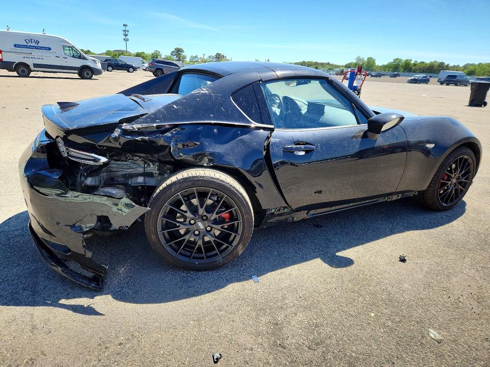 2024 Mazda Mx-5 VIN JM1NDAL78R0605874 COPART salvage auction — REAR END, Ny - Mv-907A Salvage Certificate, sold $5,100 on 2026-07-08 (photo 3)