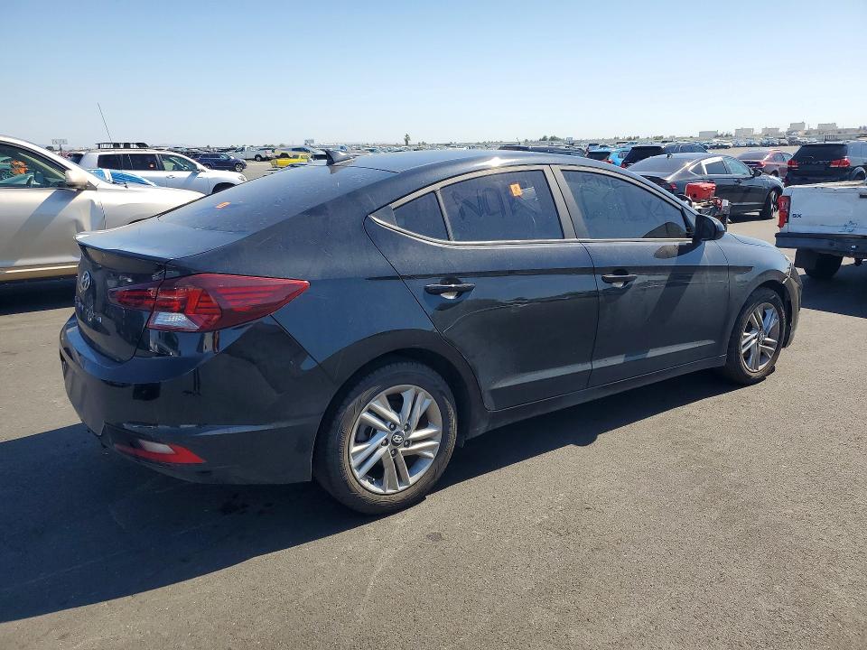 2019 Hyundai Elantra VIN KMHD84LF5KU782613 COPART salvage auction — VANDALISM, CA - SALVAGE CERTIFICATE, sold $2,000 on 2026-07-27 (photo 3)