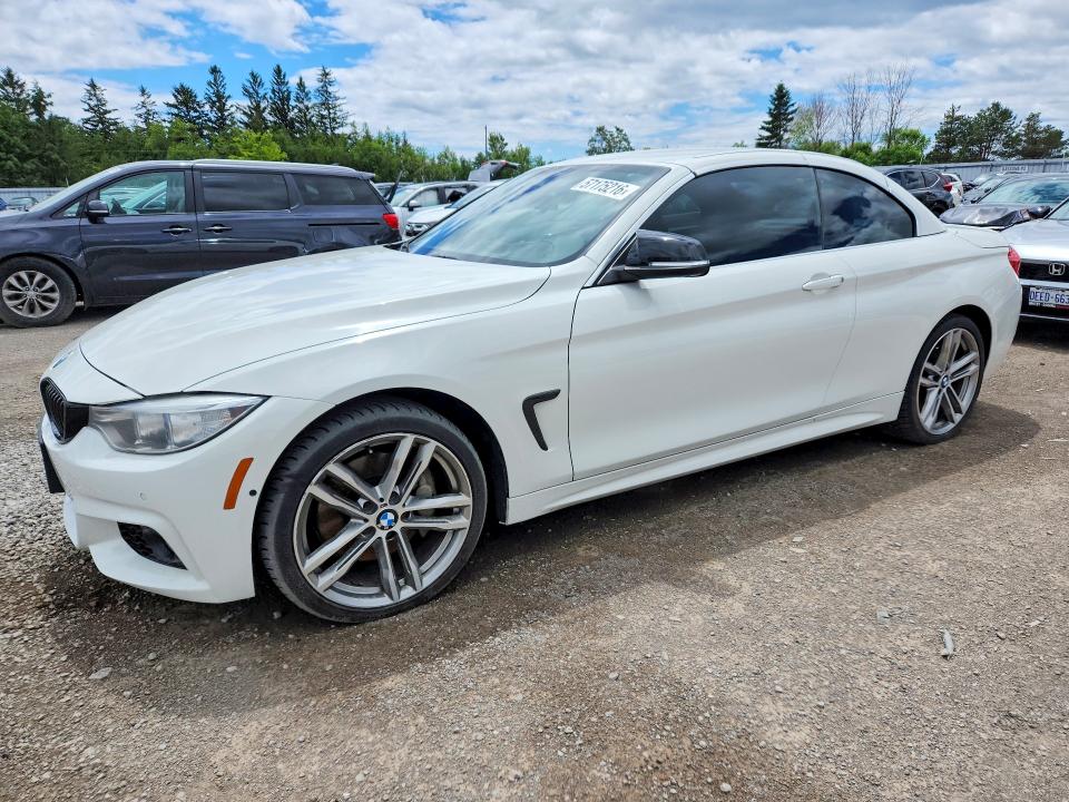 2015 BMW 4er VIN WBA3T7C59FPW79221 — COPART salvage auction photo