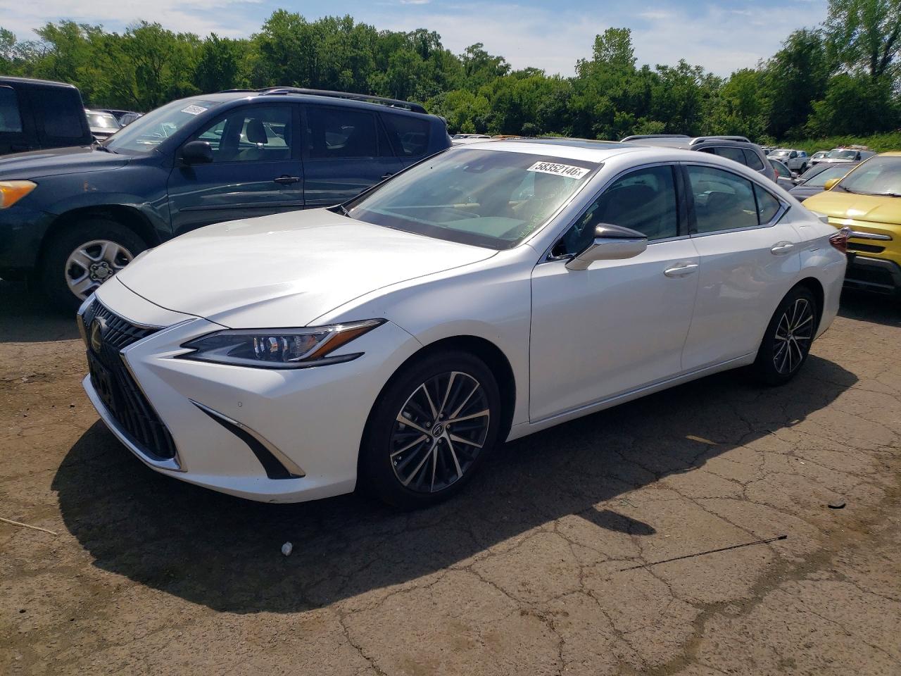 2025 Lexus ES 350 VIN 58ADZ1B18SU184980 — COPART salvage auction photo