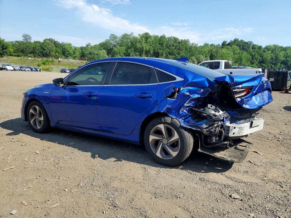2019 Honda Insight VIN 19XZE4F57KE025524 COPART salvage auction — REAR END, Ny - Mv-907A Salvage Certificate, sold $2,050 on 2026-07-09 (photo 2)
