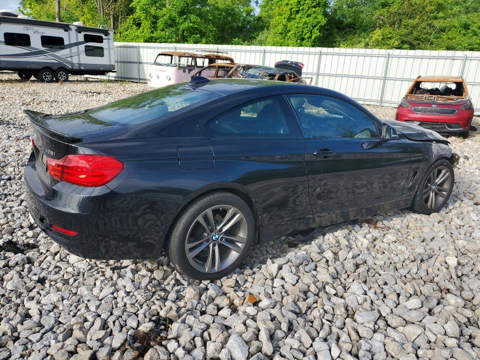 2014 BMW 4er VIN WBA3N9C52EK245580 COPART salvage auction — FRONT END, OH - CERT OF TITLE-SALVAGE, sold $80 on 2026-07-02 (photo 3)