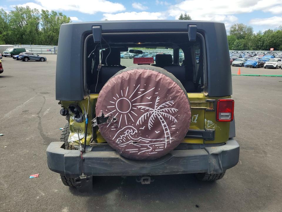 2007 Jeep Wrangler / VIN 1J4GA64147L108237 COPART salvage auction — REAR END, Or - Salvage Title Certificate, sold $725 on 2026-08-10 (photo 6)