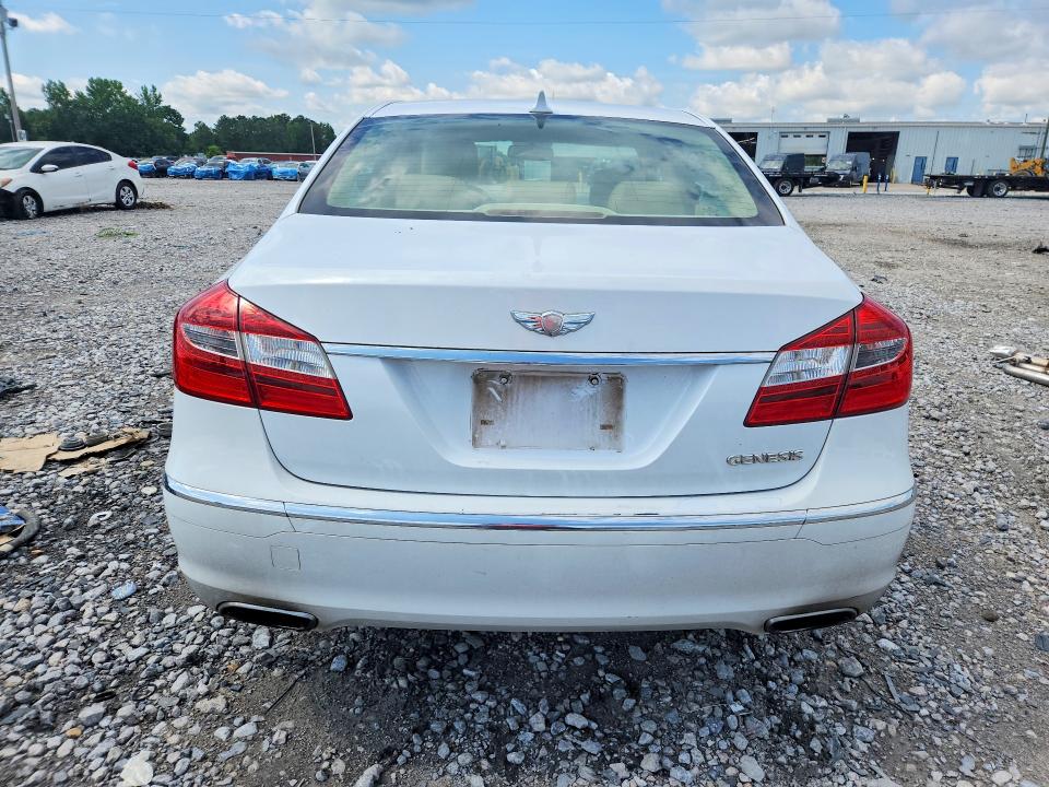 2014 Hyundai Genesis VIN KMHGC4DD2EU261698 COPART salvage auction — FRONT END, Al - Cert Of Title-Salvage Title, sold $300 on 2026-07-02 (photo 6)