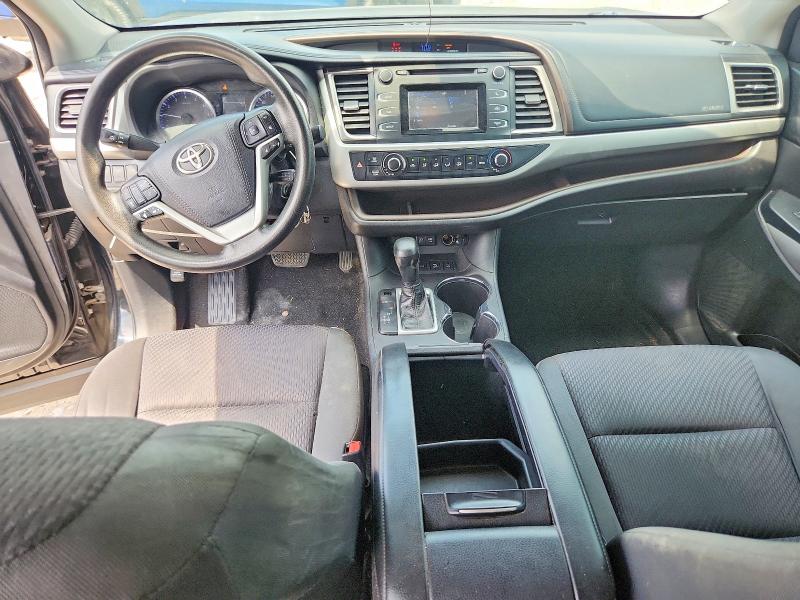 2018 Toyota Highlander VIN 5TDBZRFH5JS845750 COPART salvage auction — FRONT END, Mi - Certificate Of Title, sold $5,300 on 2026-07-09 (photo 8)