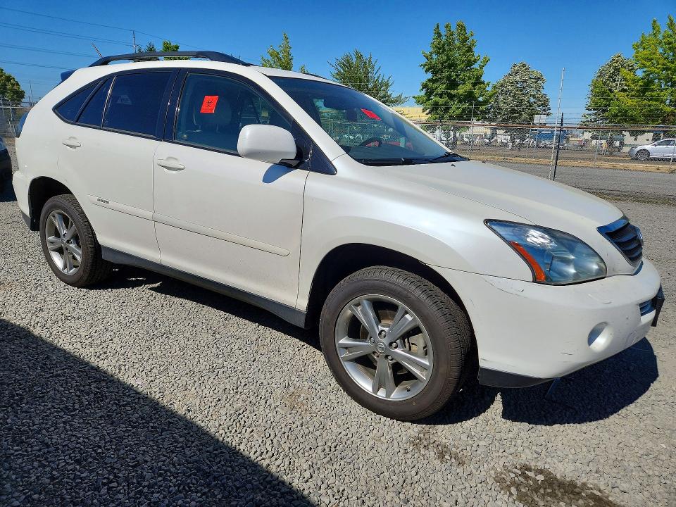 2007 Lexus Rx 400h VIN JTJHW31U772033142 COPART salvage auction — FRONT END, Or - Certificate Of Title, sold $675 on 2026-07-07 (photo 4)