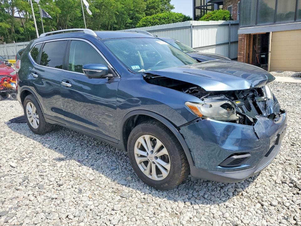 2014 Nissan Rogue VIN 5N1AT2MV5EC772637 COPART salvage auction — FRONT END, Ma - Cert Of Title-Reconstrctd Coll, sold $675 on 2026-07-02 (photo 4)