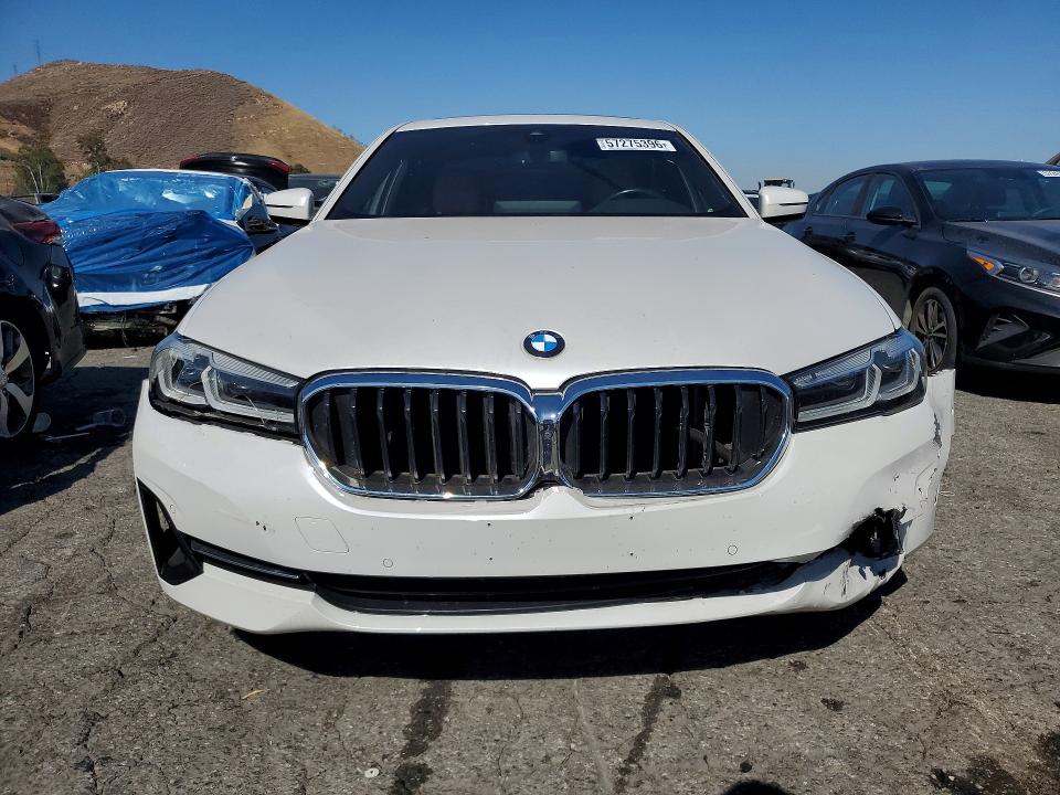2021 BMW 5er VIN WBA53BJ0XMCG04571 COPART salvage auction — FRONT END, Ca - Salvage Certificate, sold $19,200 on 2026-07-16 (photo 5)