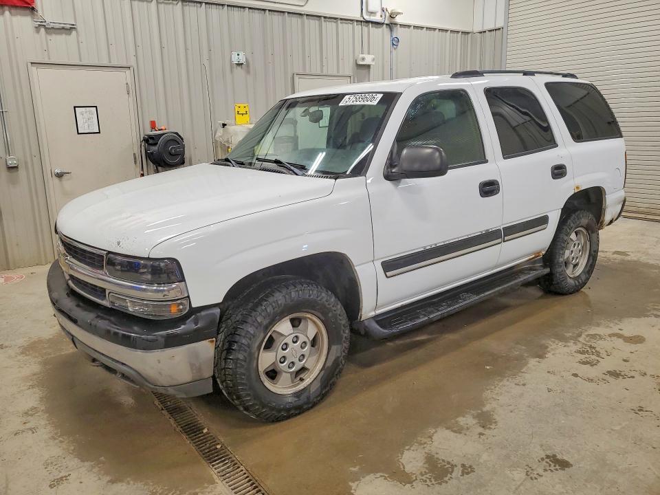 2004 Chevrolet Tahoe VIN 1GNEK13Z34J272680 COPART salvage auction — REAR END, Wy - Certificate Of Title, sold $80 on 2026-07-29 (photo 1)