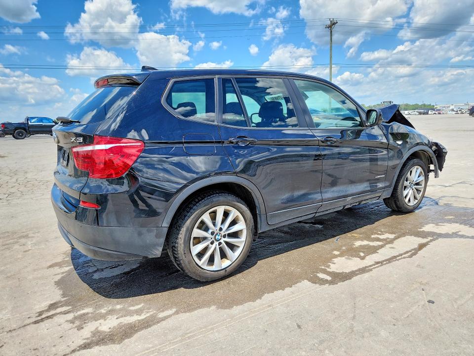2014 BMW X3 VIN 5UXWX9C54E0D36924 COPART salvage auction — FRONT END, Tn - Salvage Certificate, sold $550 on 2026-07-20 (photo 3)