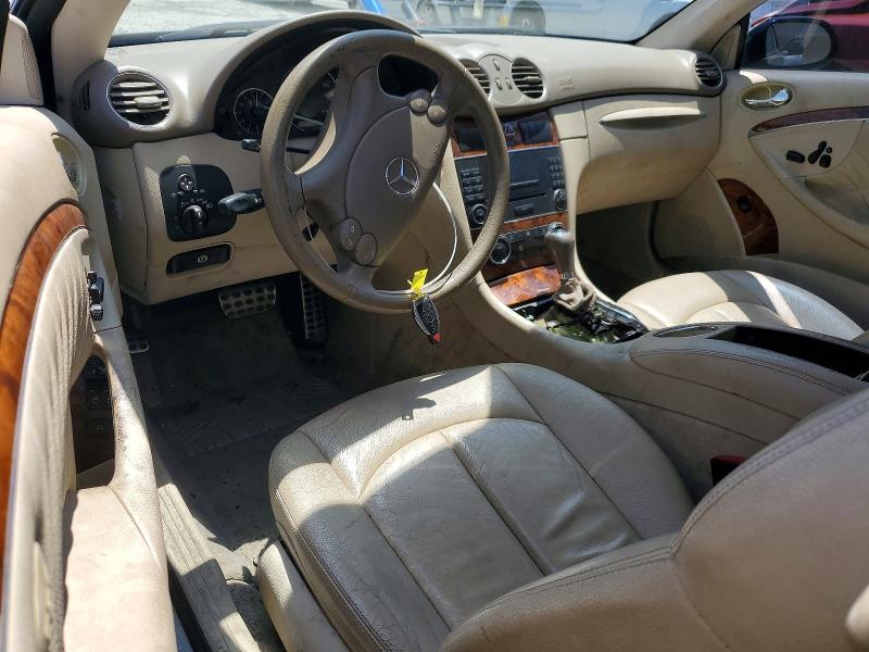 2008 Mercedes-benz Clk-klasse VIN WDBTJ56H38F241921 COPART salvage auction — NORMAL WEAR, Ca - Cert Of Title-Salvaged, sold $425 on 2026-07-29 (photo 8)
