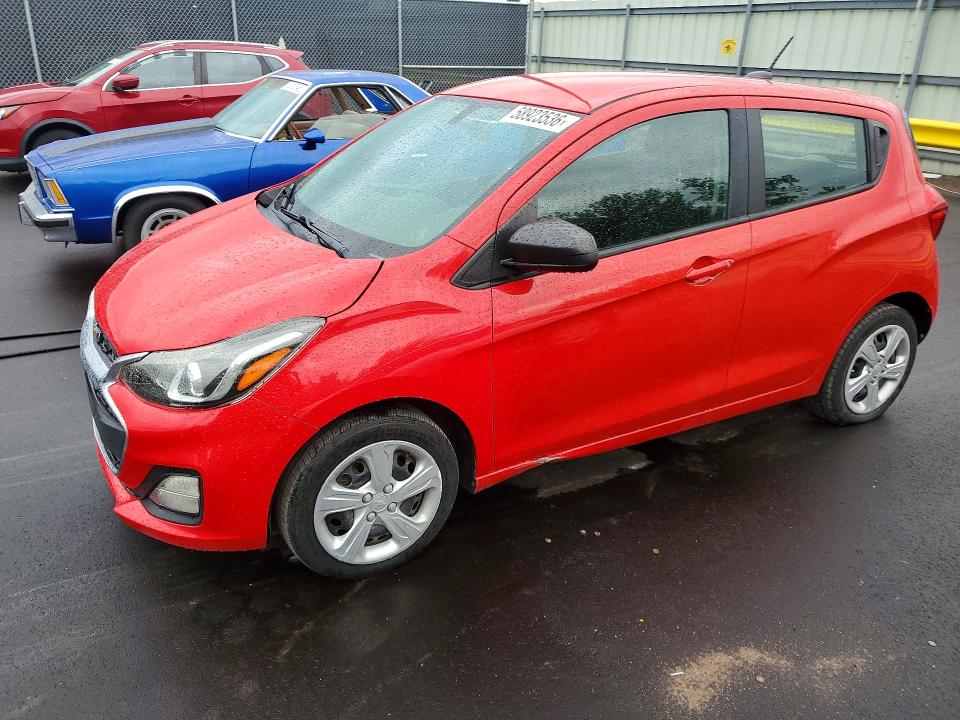 2020 Chevrolet Spark VIN KL8CB6SA9LC414258 COPART salvage auction — MINOR DENT/SCRATCHES, Mi - Certificate Of Title, sold $2,200 on 2026-07-03 (photo 1)