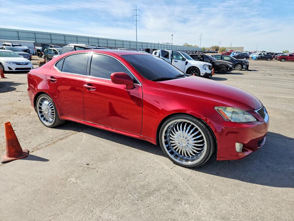 2007 Lexus Is VIN JTHBK262572028185 COPART salvage auction — FRONT END, Nm - Cert Of Title-Salvage, sold $3,200 on 2026-07-27 (photo 4)