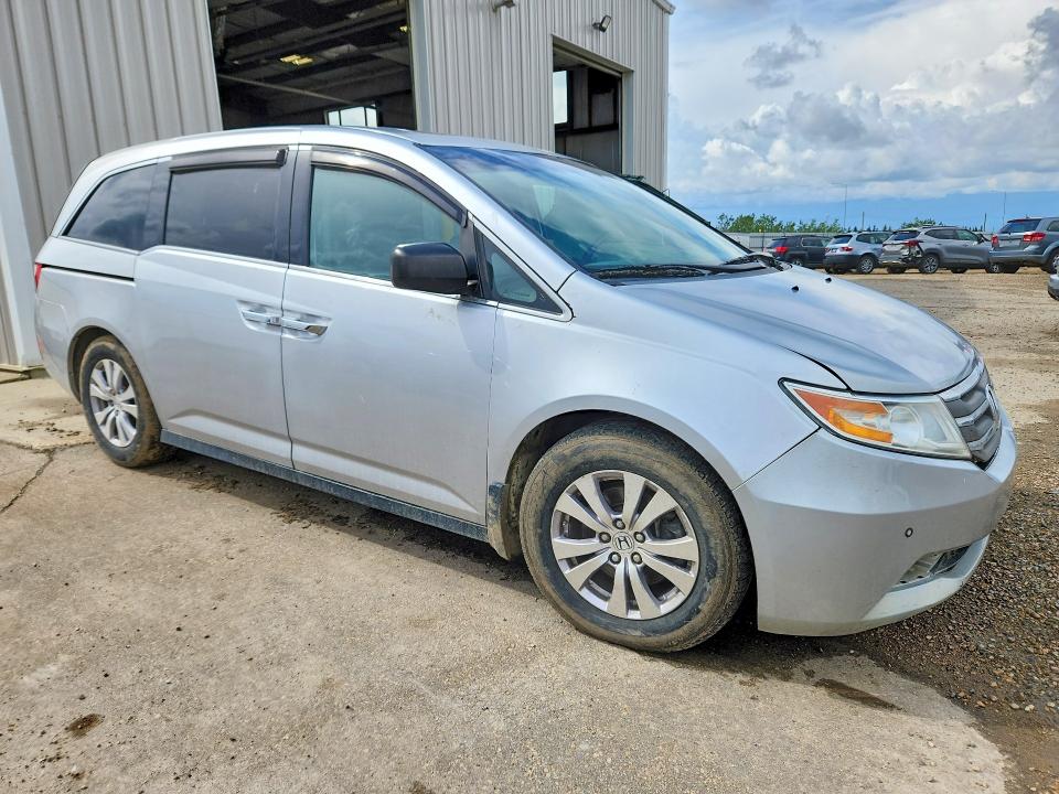2013 Honda Odyssey VIN 5FNRL5H66DB507822 COPART salvage auction — SIDE, Ab - Bos - Salvage, sold $4,450 on 2026-07-09 (photo 4)
