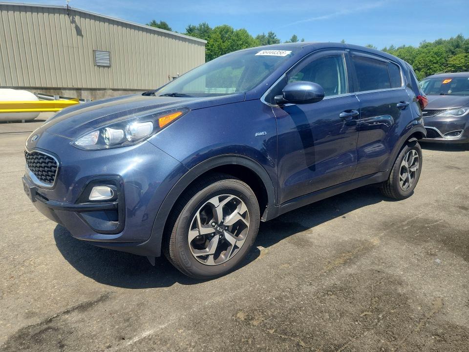 2021 Kia Sportage VIN KNDPMCAC8M7887860 COPART salvage auction — REAR END, Ri - Salvage Certificate Of Title, sold $4,150 on 2026-07-30 (photo 1)