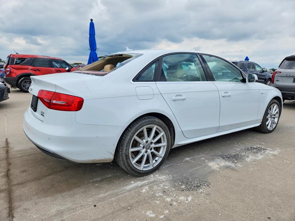 2015 Audi VIN WAUFFAFL7FN029648 COPART salvage auction — WATER/FLOOD, Tx - Salvage Title-Flood Damage, sold $550 on 2026-07-30 (photo 3)