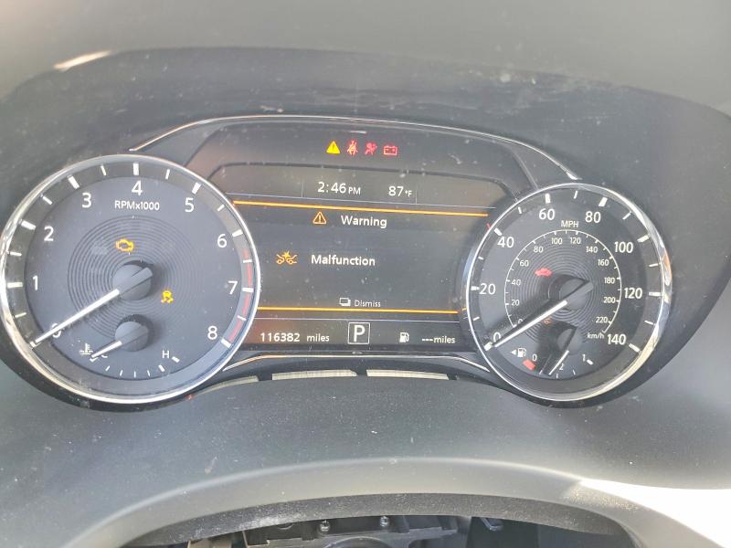 2020 Infiniti VIN JN8AZ2NFXL9701846 COPART salvage auction — FRONT END, CA - DIS/DLR/EXP ONLY CLEAN TITLE, sold $4,500 on 2026-07-29 (photo 9)