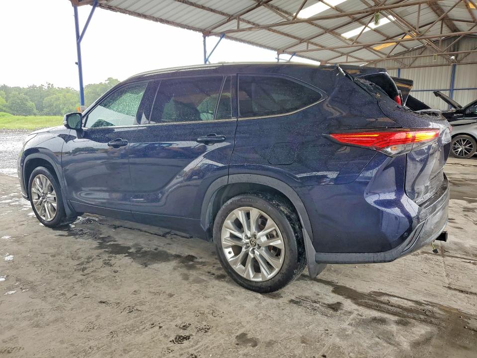 2020 Toyota Highlander VIN 5TDDZRBHXLS042403 COPART salvage auction — ROOF, Ga - Cert Of Title-Salvage, sold $13,900 on 2026-07-30 (photo 2)