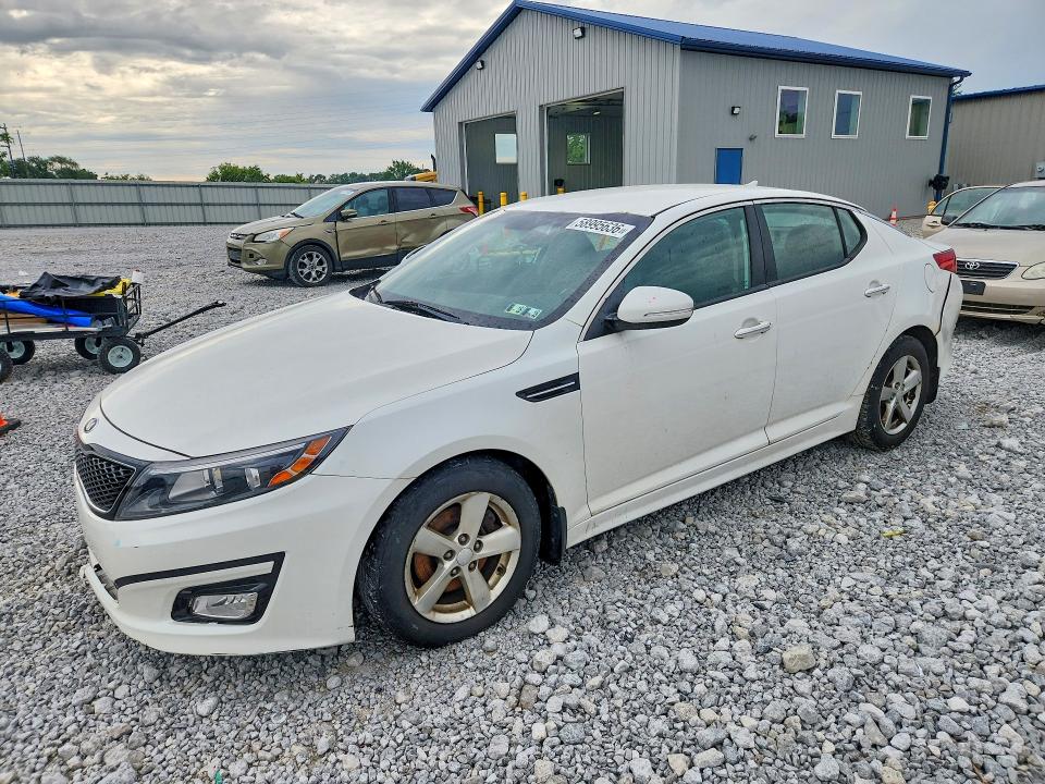 2015 Kia Optima VIN KNAGM4A75F5593529 COPART salvage auction — REAR END, OH - CERTIFICATE OF TITLE, sold $400 on 2026-07-24 (photo 1)