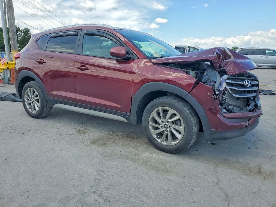 2018 Hyundai Tucson VIN KM8J33A4XJU663418 COPART salvage auction — FRONT END, OH - CERT OF TITLE-SALVAGE, sold $1,950 on 2026-07-27 (photo 4)