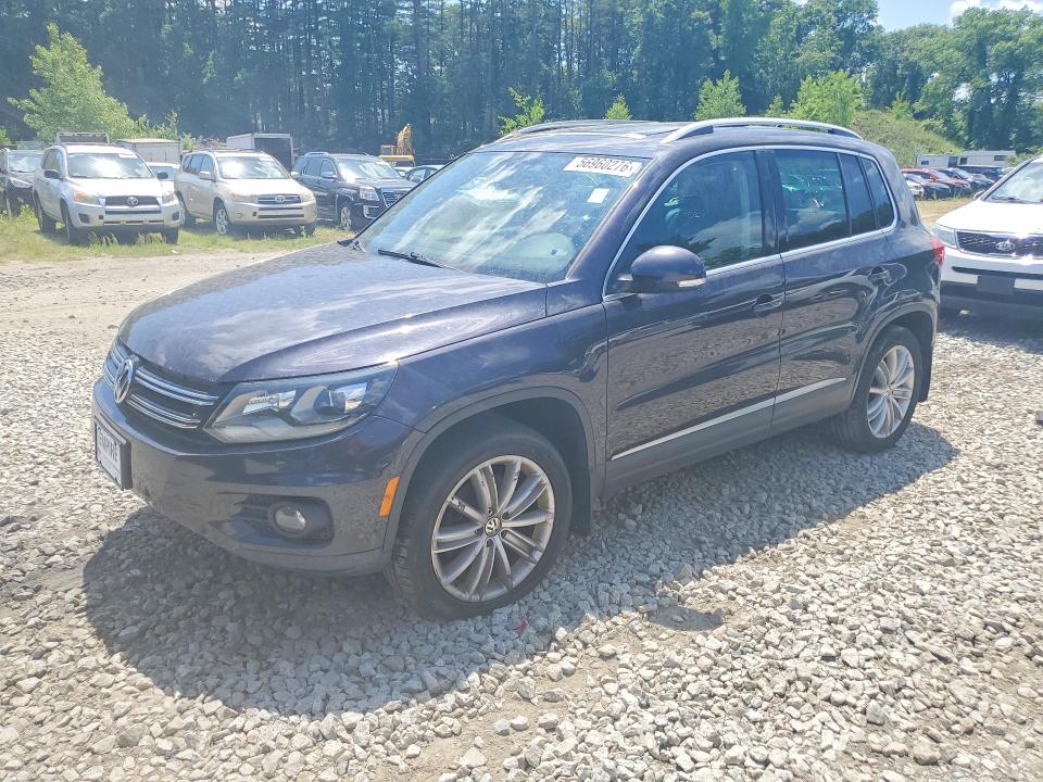 2016 Volkswagen Tiguan VIN WVGBV7AX2GW521755 COPART salvage auction — MINOR DENT/SCRATCHES, Ri - Certificate Of Title (P), sold $1,950 on 2026-07-29 (photo 1)