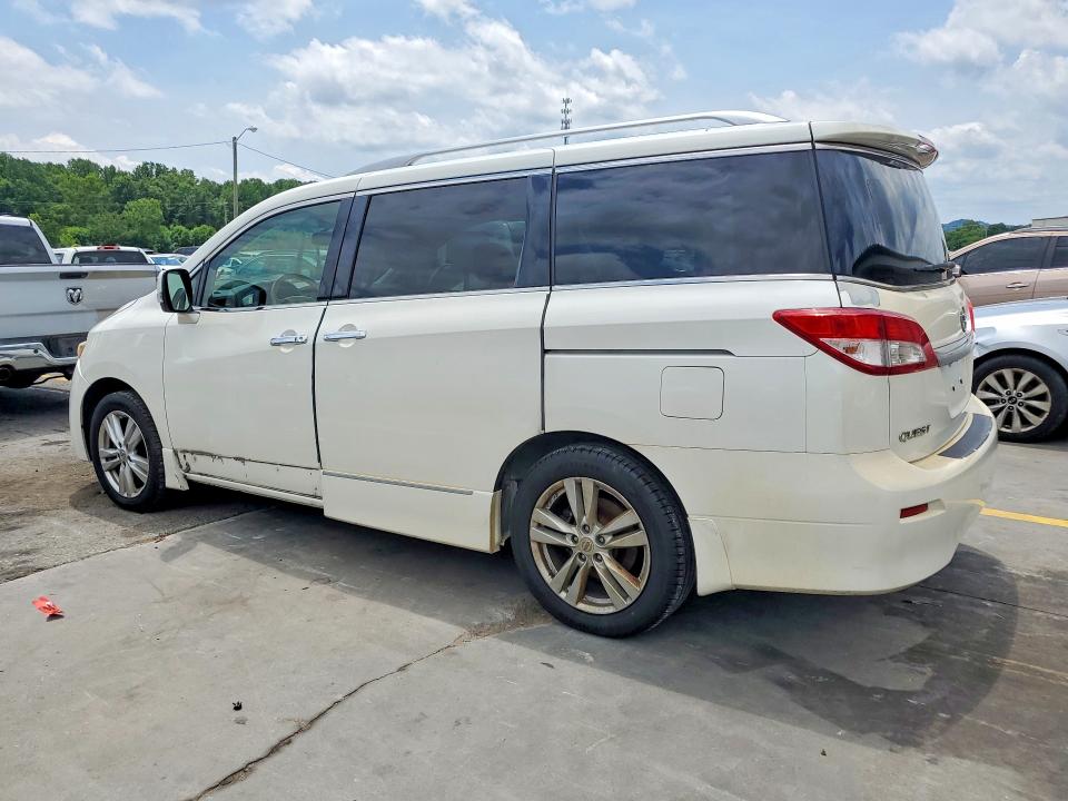 2014 Nissan Quest VIN JN8AE2KP8E9102195 COPART salvage auction — FRONT END, In - Certificate Of Title, sold $475 on 2026-07-09 (photo 2)