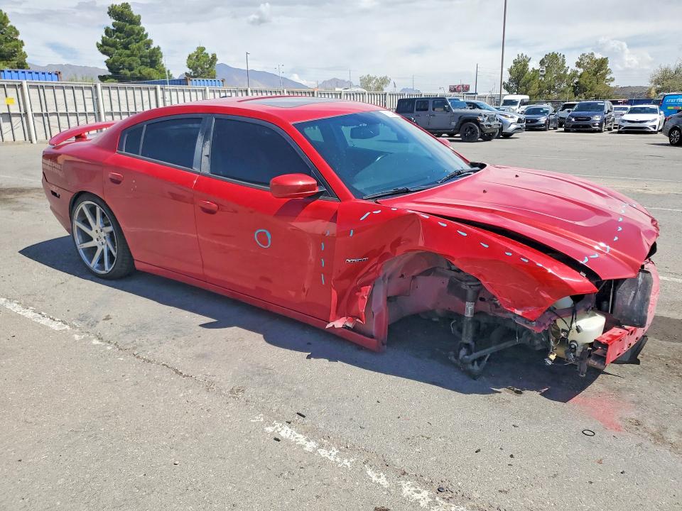 2013 Dodge Charger VIN 2C3CDXCT5DH603130 COPART salvage auction — UNDERCARRIAGE, TX - SALVAGE VEHICLE TITLE (P), sold $1,550 on 2026-07-31 (photo 4)